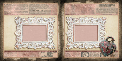 Always & Forever - Set of 5 Double Page Scrapbook Layouts - 26-1004