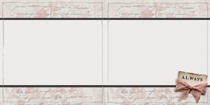 Always NPM - Love Valentine Scrapbook Layout - 26-059