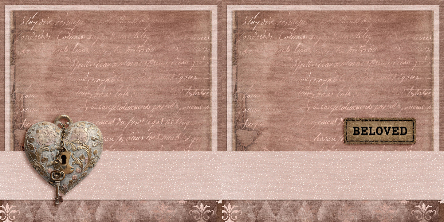 Always & Forever NPM - Set of 5 Double Page Scrapbook Layouts - 26-1005