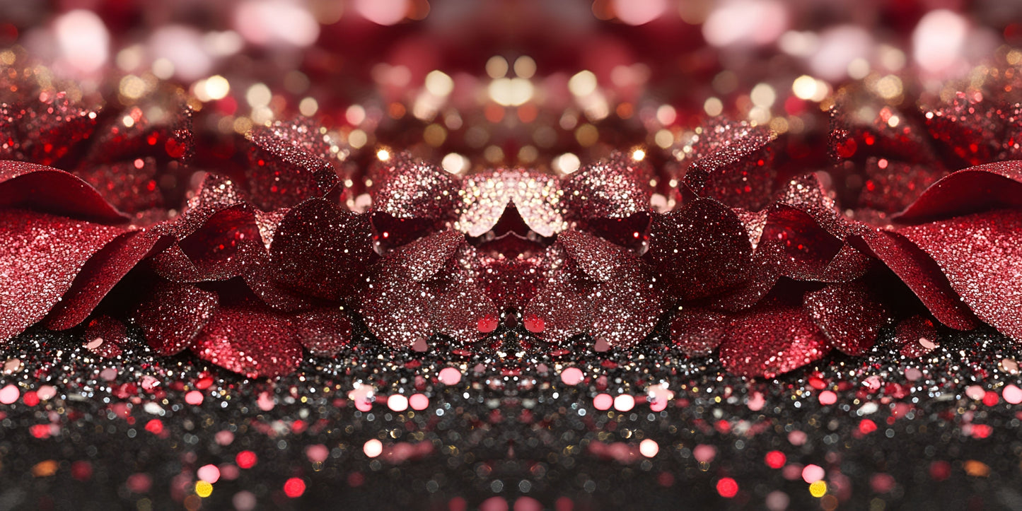 Valentine Sparkle Petals NPM - Scrapbook Layout - 26-068