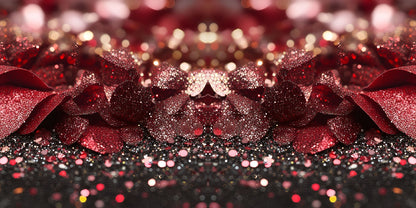 Valentine Sparkle Petals NPM - Scrapbook Layout - 26-068