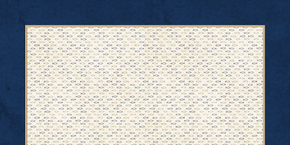 Little Fish Blue Border NPM Scrapbook Layout - 26-072