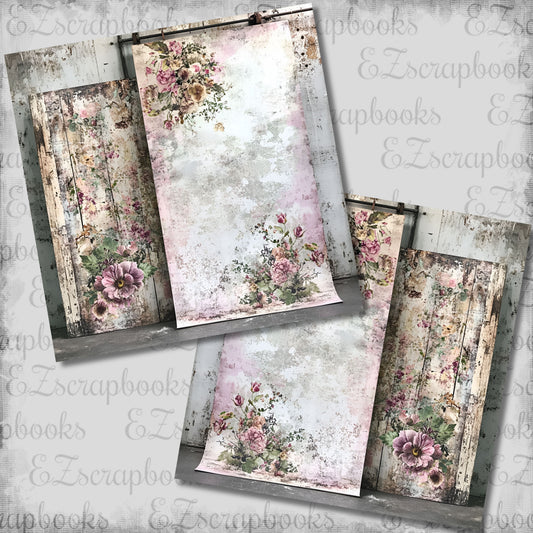 Vintage Romance Design 1 NPM - Scrapbook Layout - 26-197