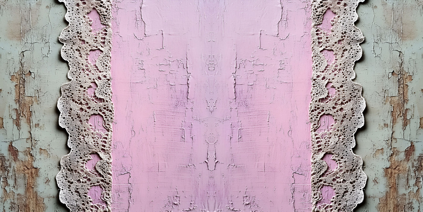 Antique Lace Pink NPM - Scrapbook Layout - 26-152