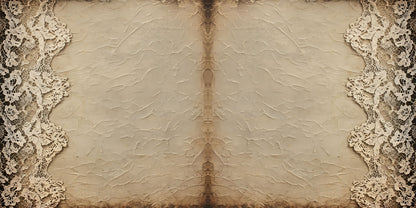 Vintage Lace Beige NPM Scrapbook Layout - 26-078