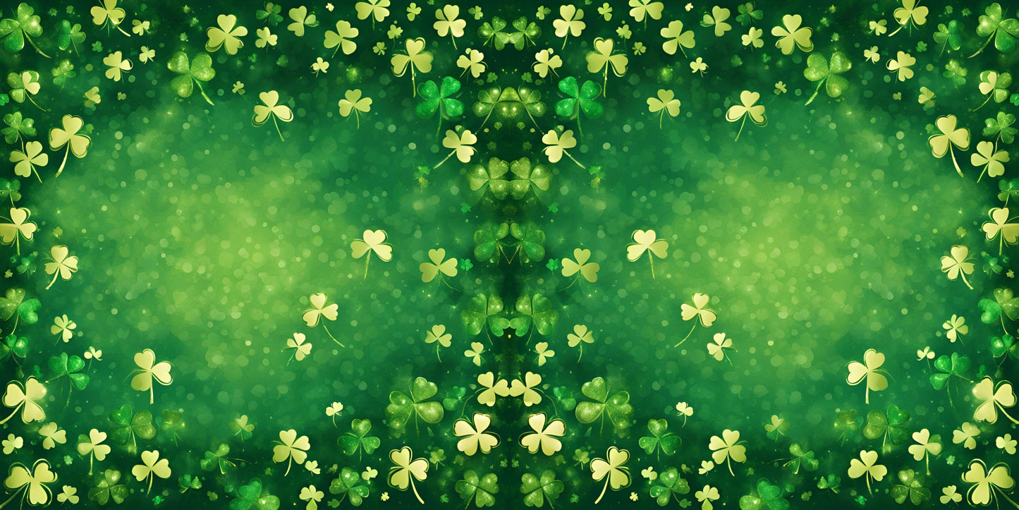 Clovers Everywhere NPM - Set of 5 Double Page Scrapbook Layouts - 26-1012