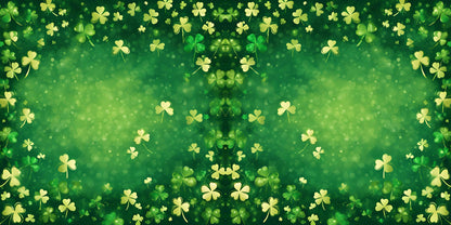 Clovers Everywhere NPM - Set of 5 Double Page Scrapbook Layouts - 26-1012