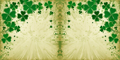 Clovers Everywhere NPM - Set of 5 Double Page Scrapbook Layouts - 26-1012