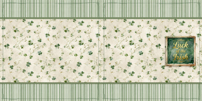 Luck of the Irish NPM - St Patrick's Scrapbook Layout - 26-101