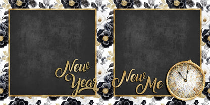 New Year New Me NPM - Scrapbook Layout - 26-035