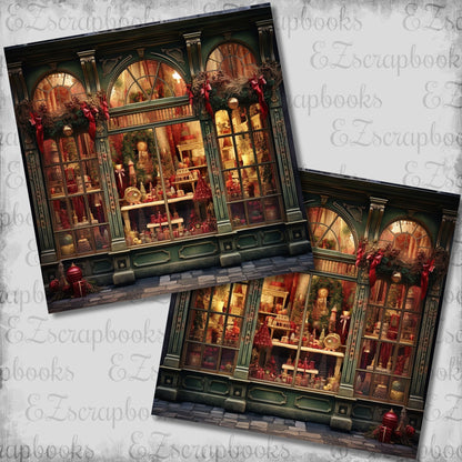 Christmas Shopping NPM - Scrapbook Layout - 25-908