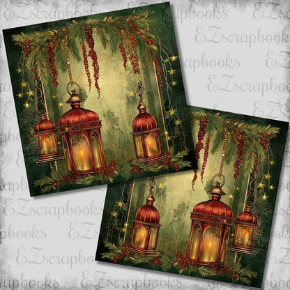 Christmas Lanterns NPM - Scrapbook Layout - 25-909