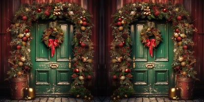 Christmas Doors NPM - Scrapbook Layout - 25-902