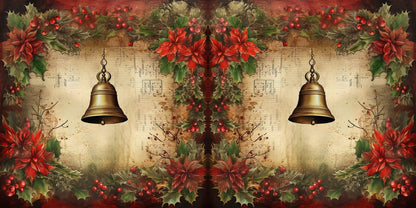 Christmas Bells NPM - Set of 5 Double Page Scrapbook Layouts - 25-1102