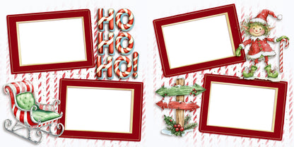 Whimsy Christmas EZ Quick Pages -  Digital Bundle - 10 Digital Scrapbook Pages - INSTANT DOWNLOAD