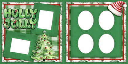 Whimsy Christmas EZ Quick Pages -  Digital Bundle - 10 Digital Scrapbook Pages - INSTANT DOWNLOAD