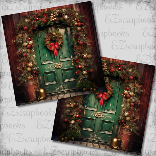 Christmas Doors NPM - Scrapbook Layout - 25-902