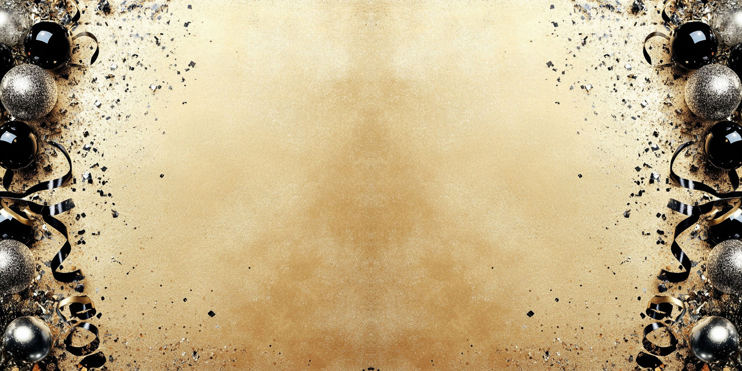 New Years Borders NPM - Set of 5 Double Page Scrapbook Layouts - 26-1000
