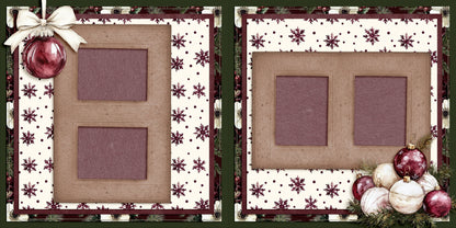 Joyful Time - Set of 5 Double Page Scrapbook Layouts - 25-1104