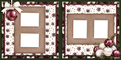 Joyful Time - Christmas EZ Quick Pages -  Digital Bundle - 10 Digital Scrapbook Pages - INSTANT DOWNLOAD