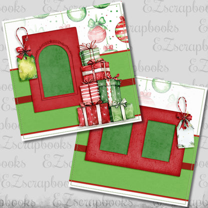 Whimsy Gifts - Christmas Scrapbook Layout - 25-932