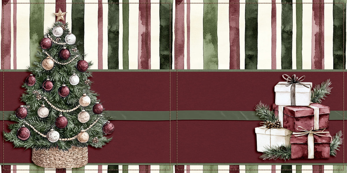 Joyful Time - Christmas - EZ Background Pages -  Digital Bundle - 10 Digital Scrapbook Pages - INSTANT DOWNLOAD