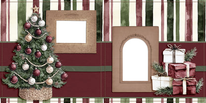 Joyful Time - Christmas EZ Quick Pages -  Digital Bundle - 10 Digital Scrapbook Pages - INSTANT DOWNLOAD
