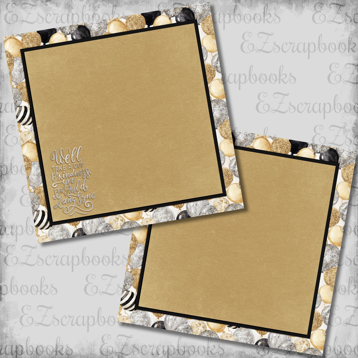 Auld Lang Syne NPM - Scrapbook Layout - 26-029