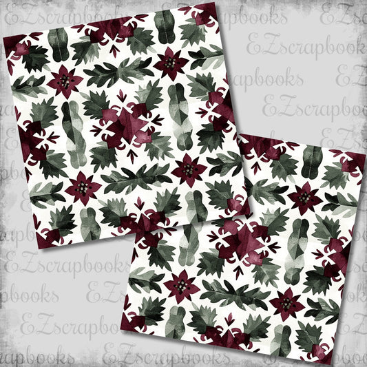 Joyful Pattern - Christmas Scrapbook Papers - 25-924