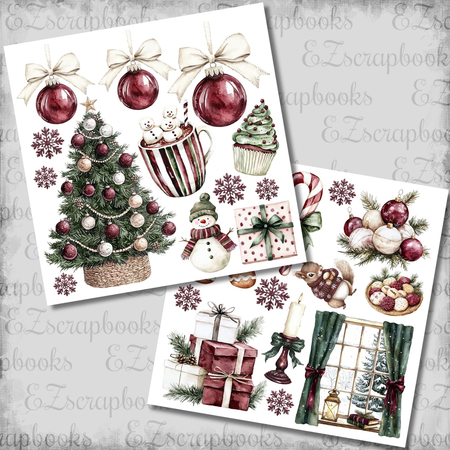 Joyful Time - Christmas - Clip Art Sheets CAS - 25-910