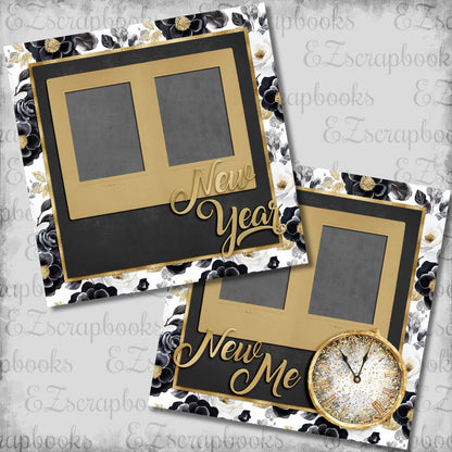 New Year New Me - Scrapbook Layout - 26-034