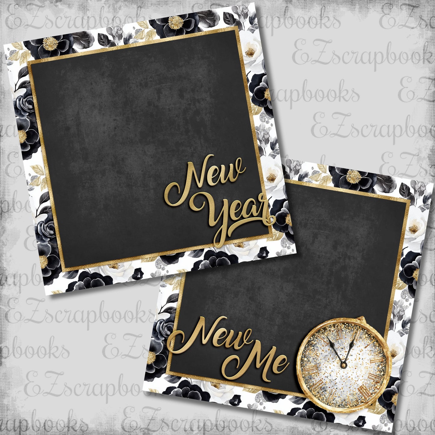 New Year New Me NPM - Scrapbook Layout - 26-035