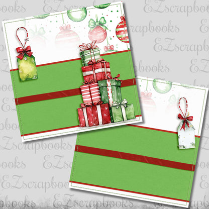 Whimsy Gifts NPM - Christmas Scrapbook Layout - 25-933