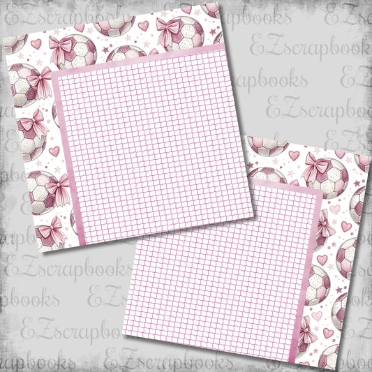 Coquette Soccer NPM - Scrapbook Layout - 26-156