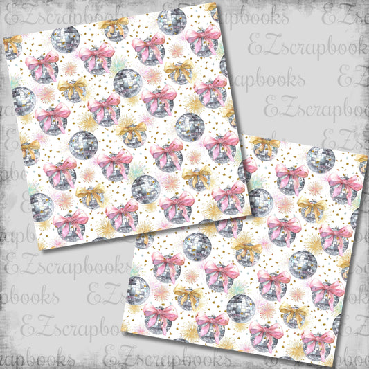 Coquette New Year Balls - Scrapbook Papers - 26-013