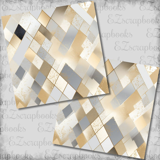 New Year Diamonds - Scrapbook Papers - 26-014