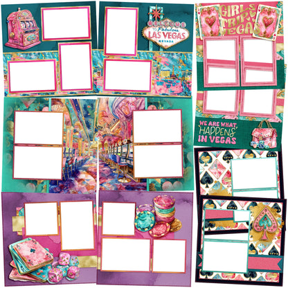 Vegas Girl Trip - EZ Quick Pages - Digital Bundle - 10 Digital Scrapbook Pages - INSTANT DOWNLOAD (Copy)