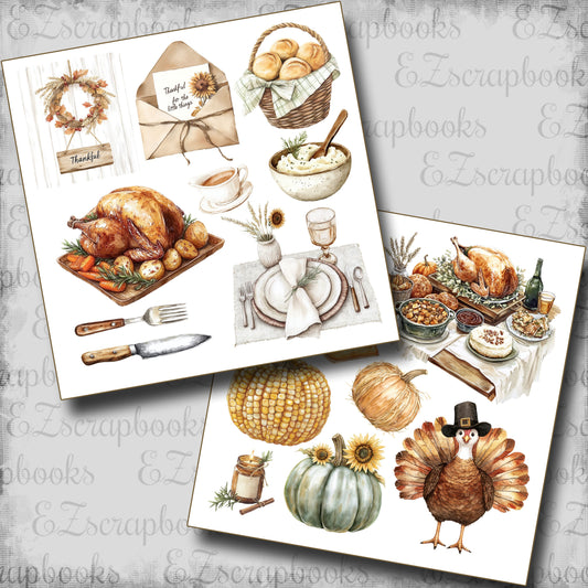 Grateful Feast - Clip Art Sheets CAS - 25-853
