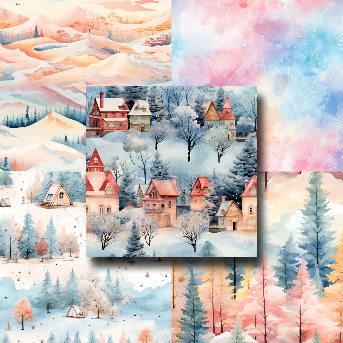 Winter Adventure - 12X12 Scrapbook Paper Pack - 25-8014