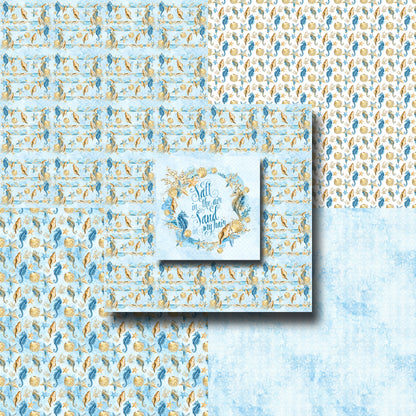 Sand & Sea - 12X12 Scrapbook Paper Pack - 25-8271