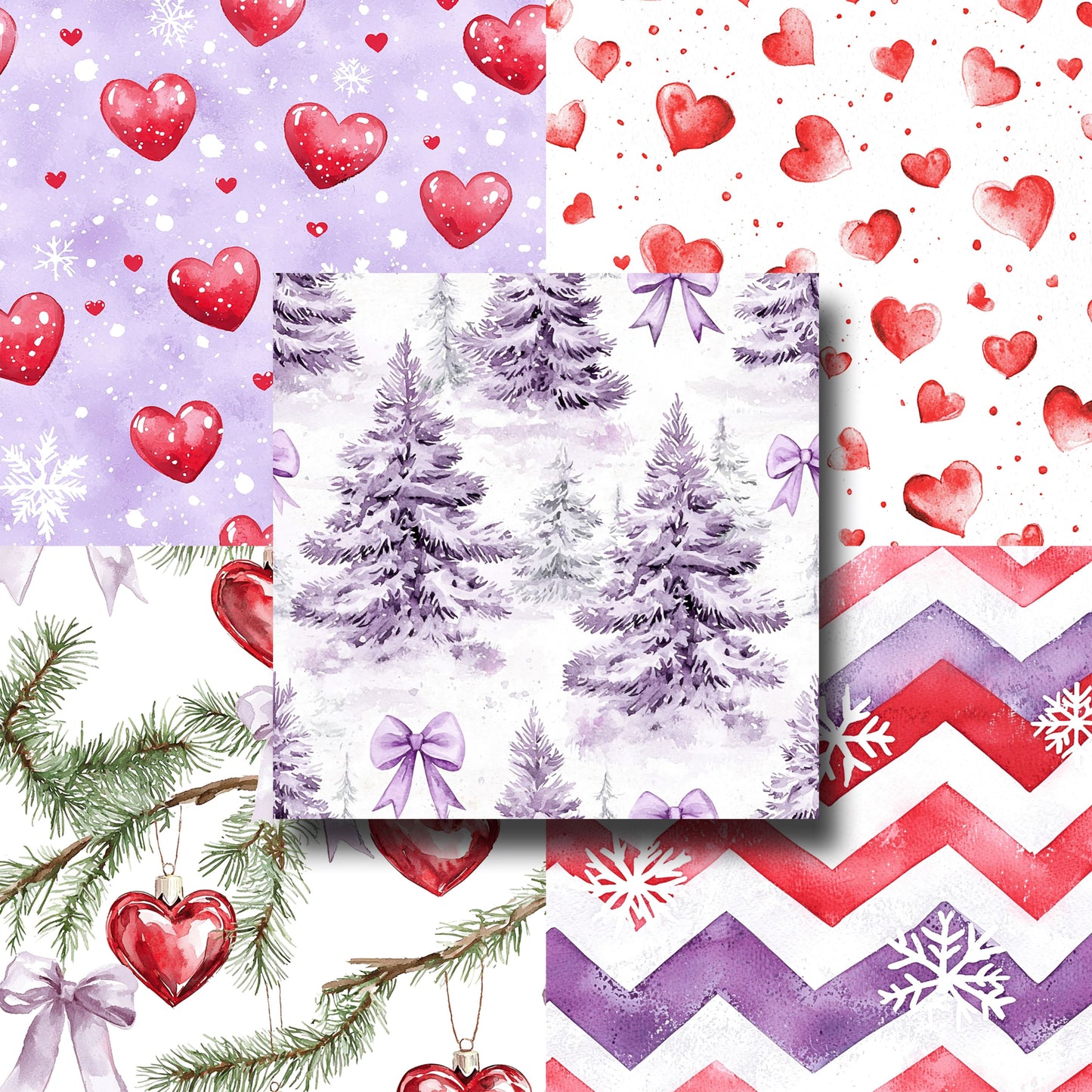 Winter Love - 12X12 Scrapbook Paper Pack - 25-8015