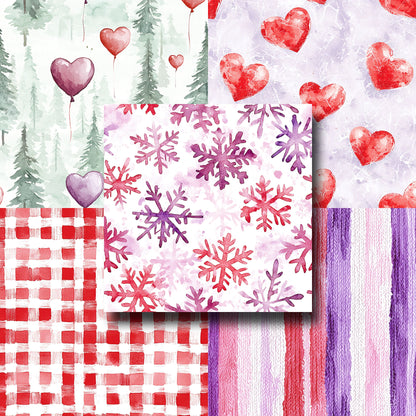 Winter Love - 12X12 Scrapbook Paper Pack - 25-8015