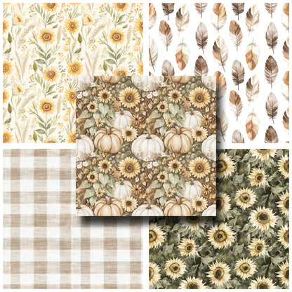 Grateful Feast - 12X12 Scrapbook Paper Pack - 25-8305