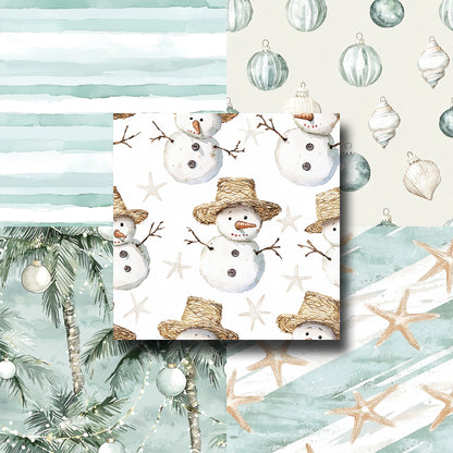 Coastal Holiday - 12X12 Scrapbook Paper Pack - 24-8022