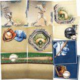 Baseball Game NPM - Set of 5 Double Page Layouts - 1761