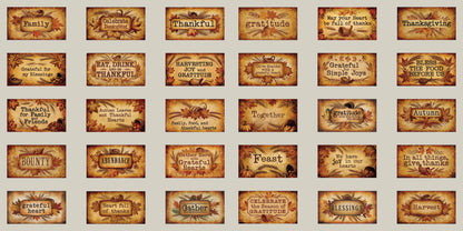 Thanksgiving Phrases - Clip Art Sheets CAS - 25-305