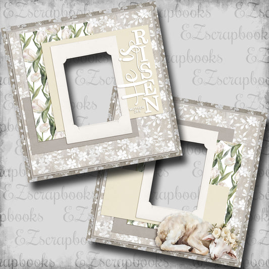He is Risen - EZ Digital Scrapbook Pages - INSTANT DOWNLOAD