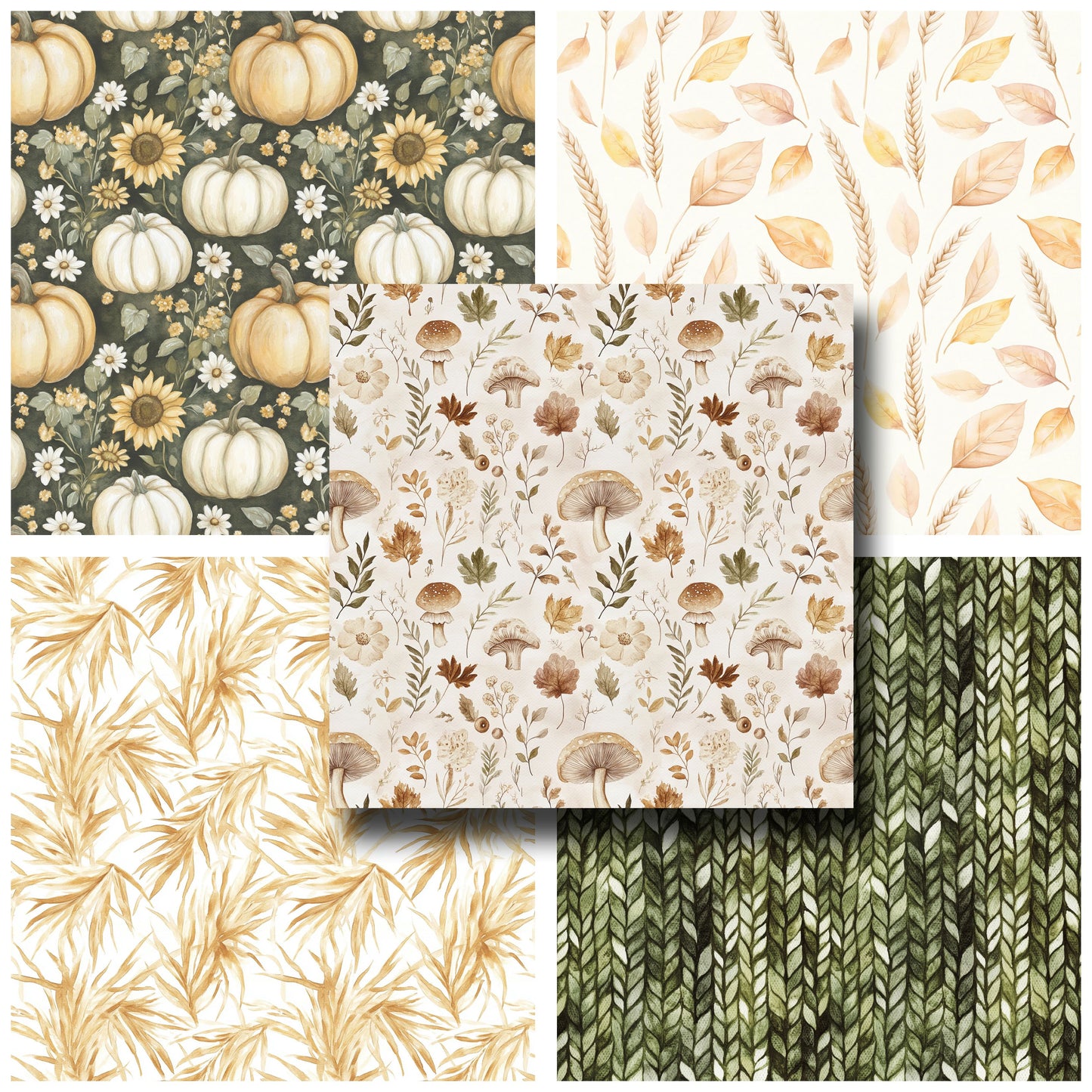 Grateful Feast - 12X12 Scrapbook Paper Pack - 25-8305