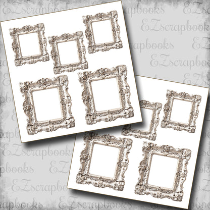 Ivory Frames - Clip Art Sheets CAS - 25-771
