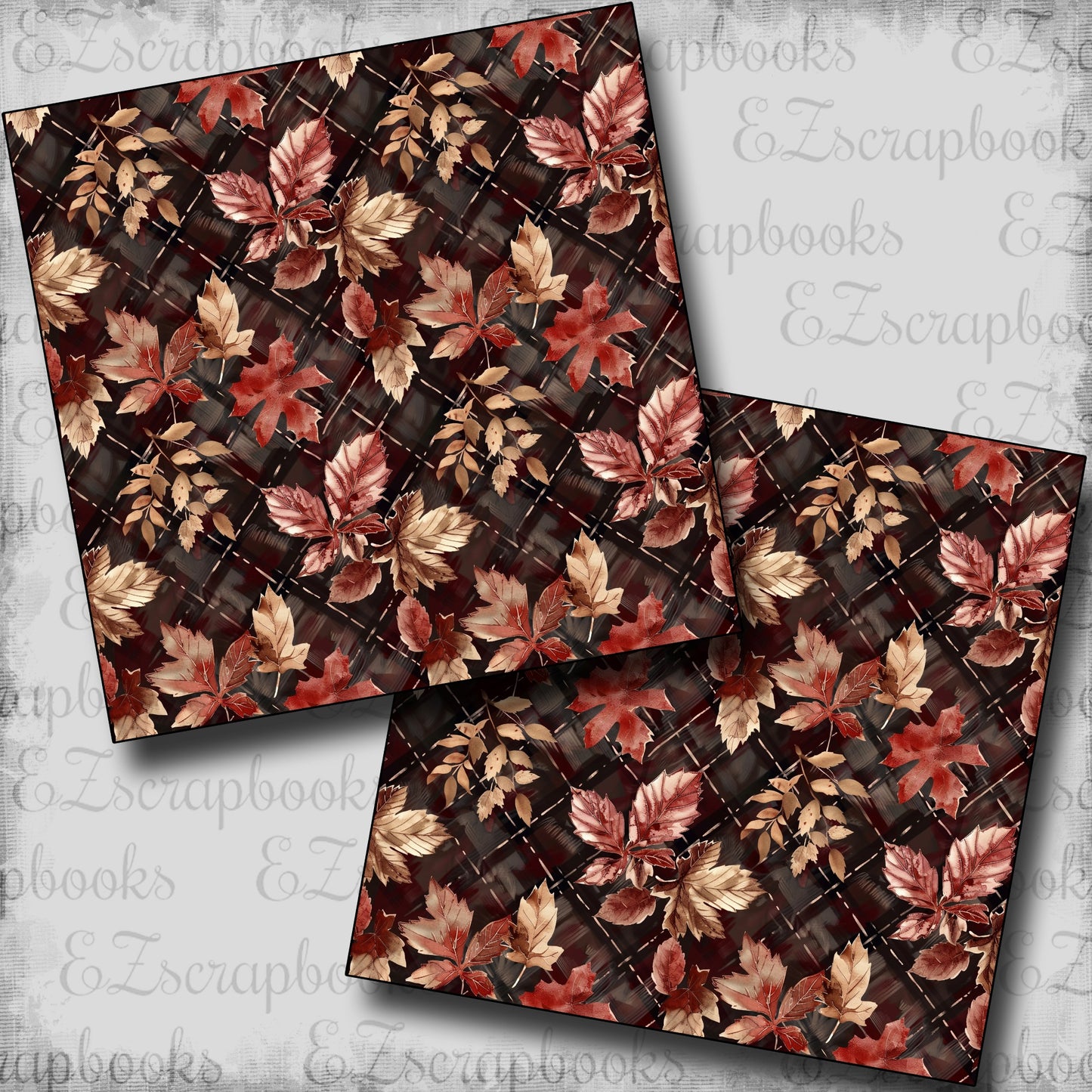 Fall Season Foliage - Scrapbook Papers - 24-775